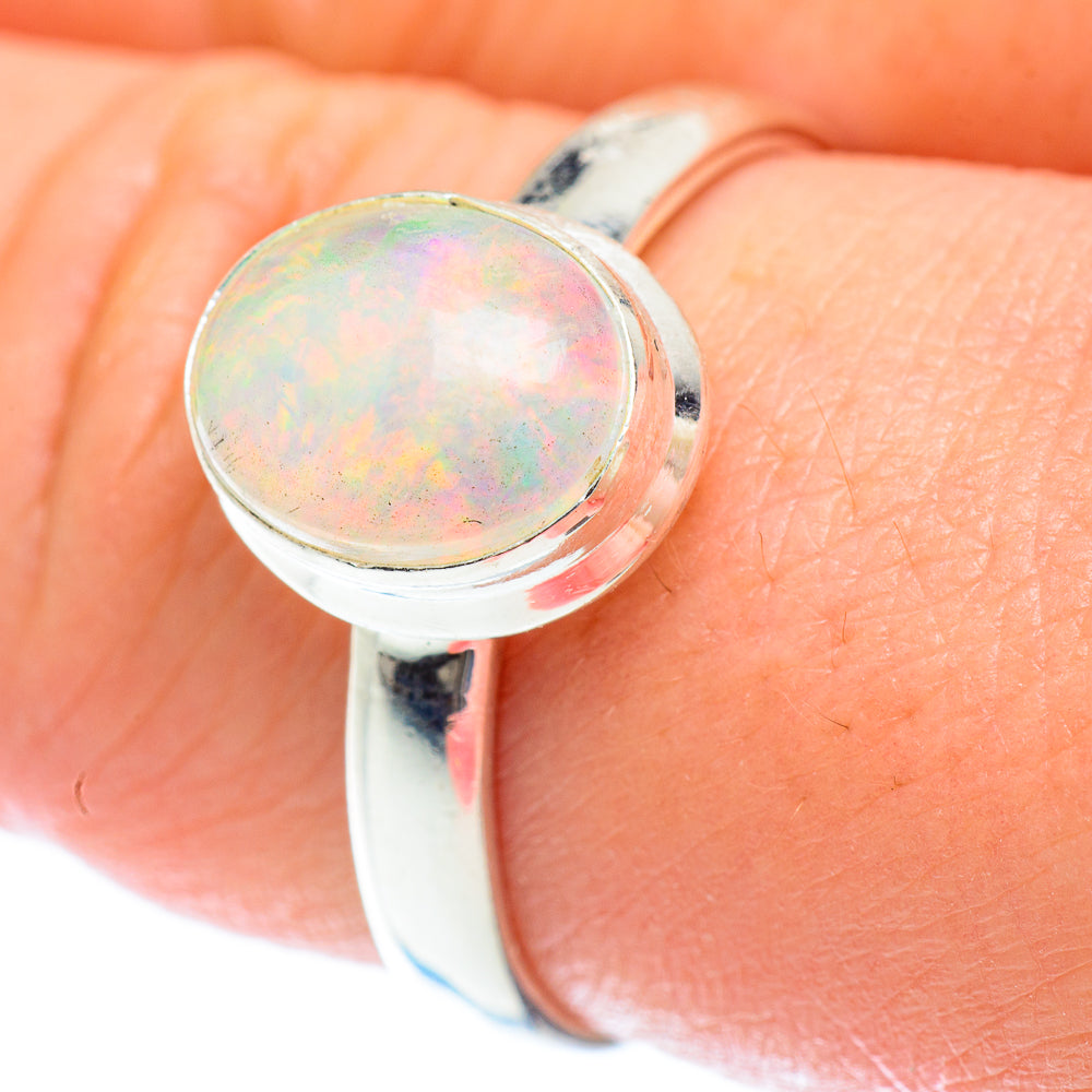 Ethiopian Opal Rings handcrafted by Anasilvercos - RING52675