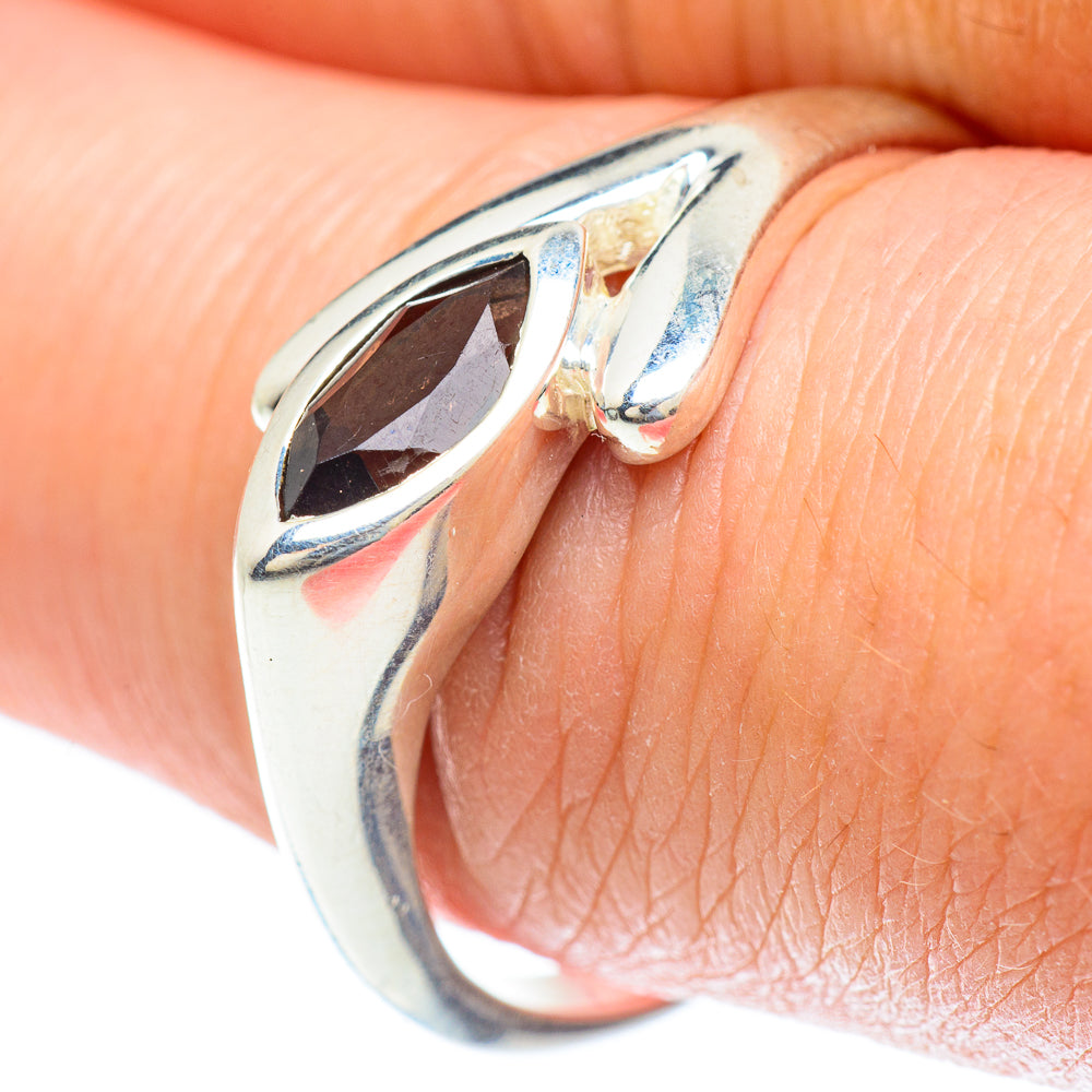 Smoky Quartz Rings handcrafted by Anasilvercos - RING52686