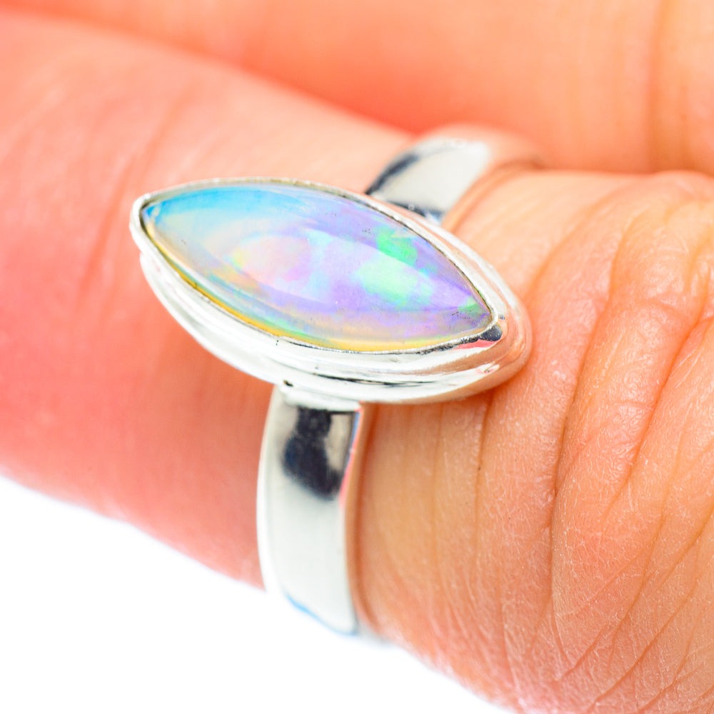 Ethiopian Opal Rings handcrafted by Anasilvercos - RING52695
