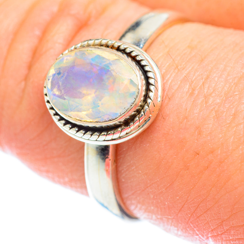 Ethiopian Opal Rings handcrafted by Anasilvercos - RING52697