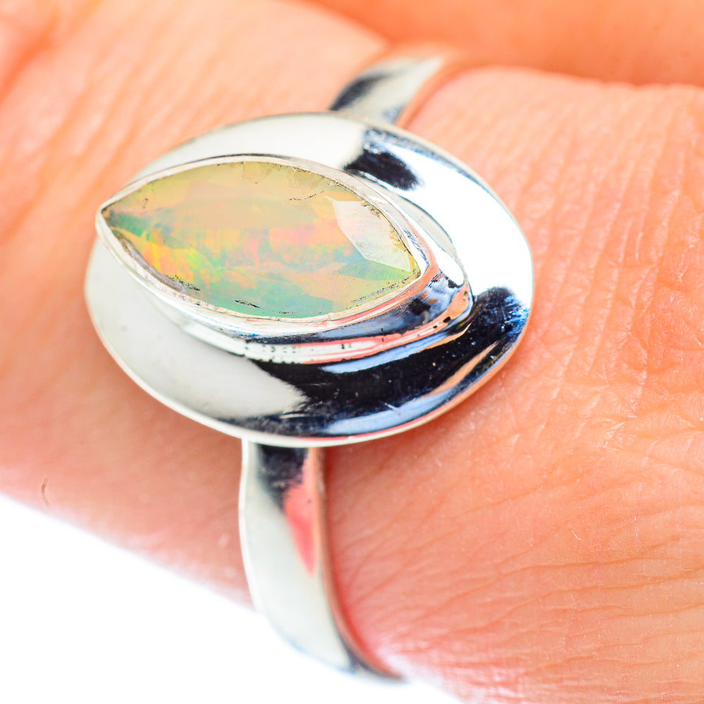 Ethiopian Opal Rings handcrafted by Anasilvercos - RING52751
