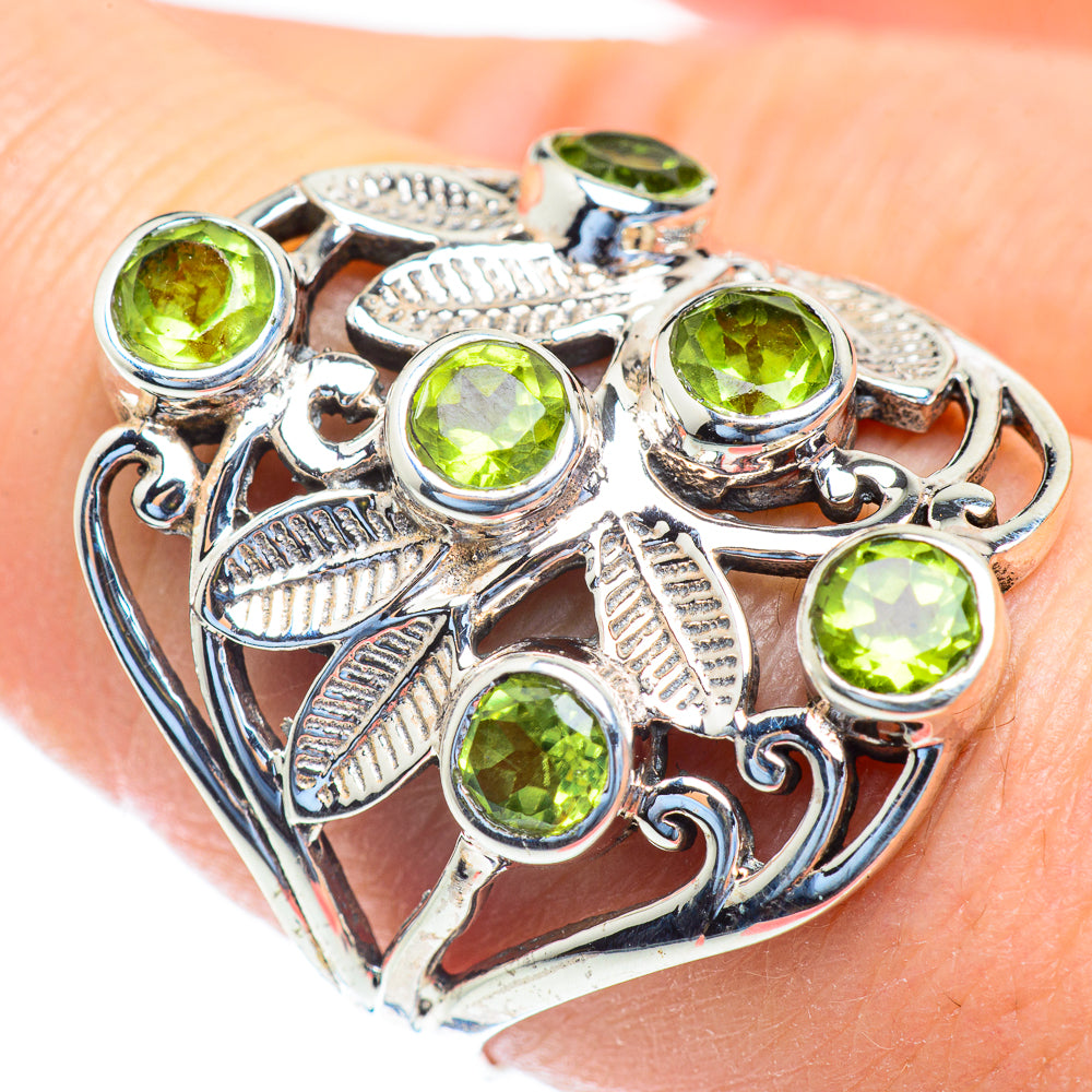Peridot Rings handcrafted by Anasilvercos - RING52763