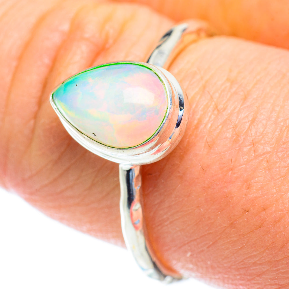 Ethiopian Opal Rings handcrafted by Anasilvercos - RING52769