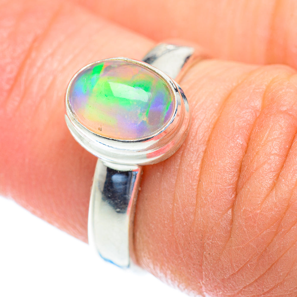 Ethiopian Opal Rings handcrafted by Anasilvercos - RING52770