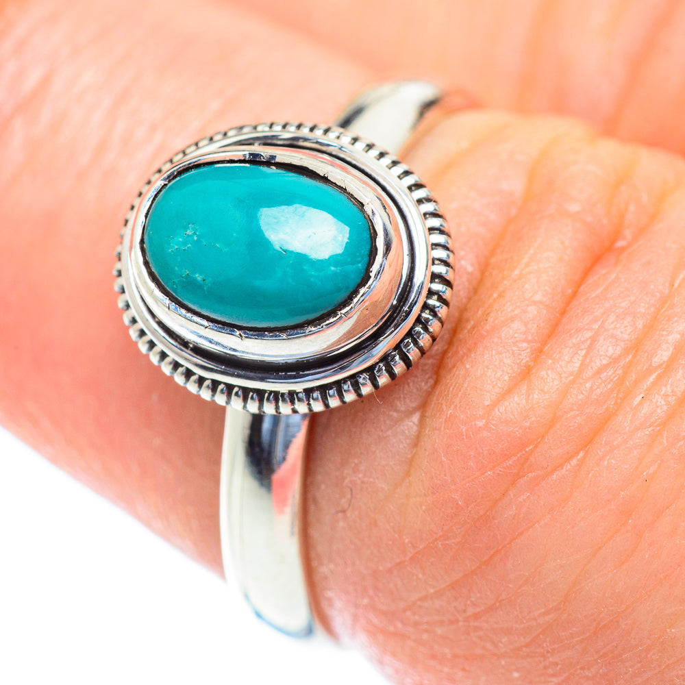 Tibetan Turquoise Rings handcrafted by Anasilvercos - RING52850