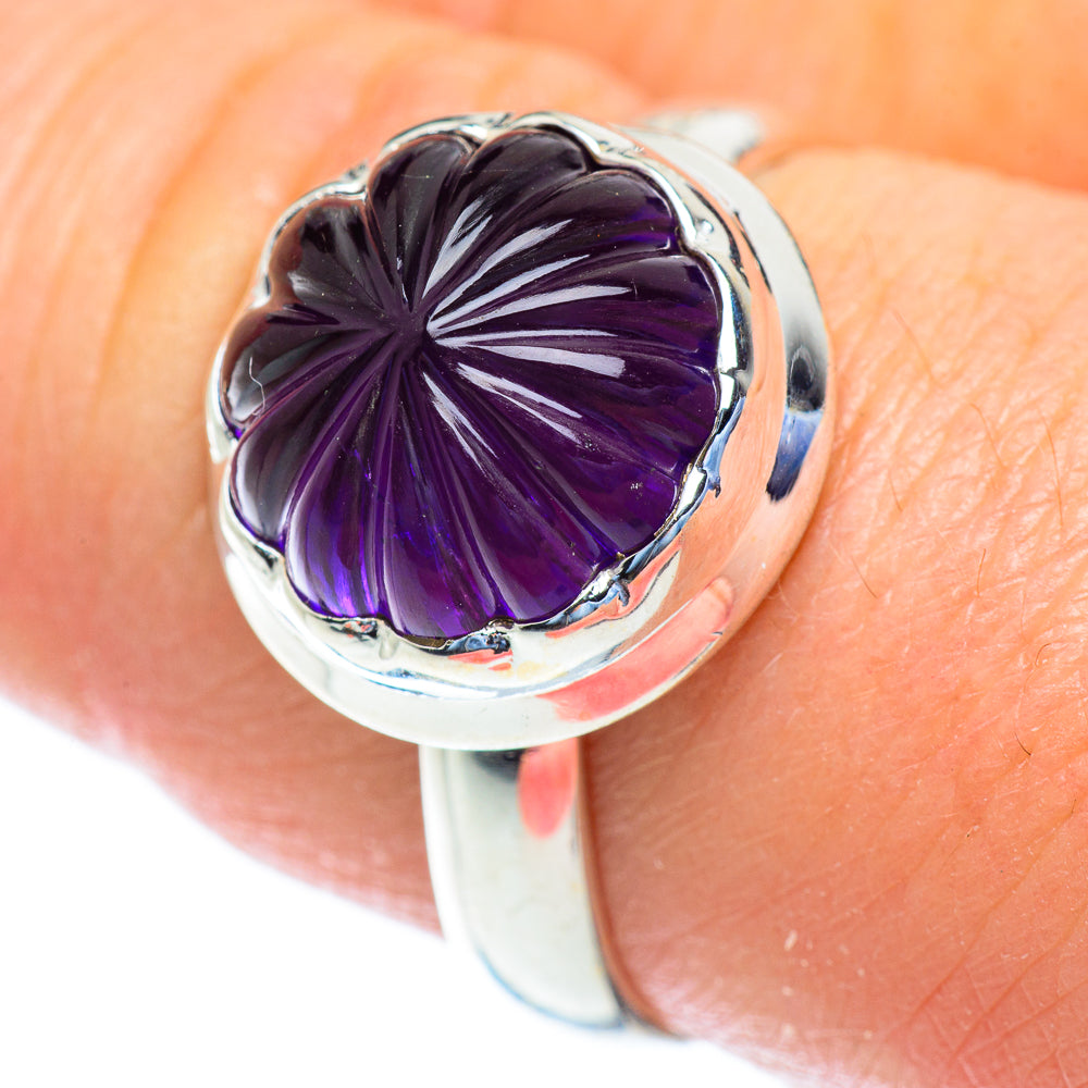 Amethyst Rings handcrafted by Anasilvercos - RING52896