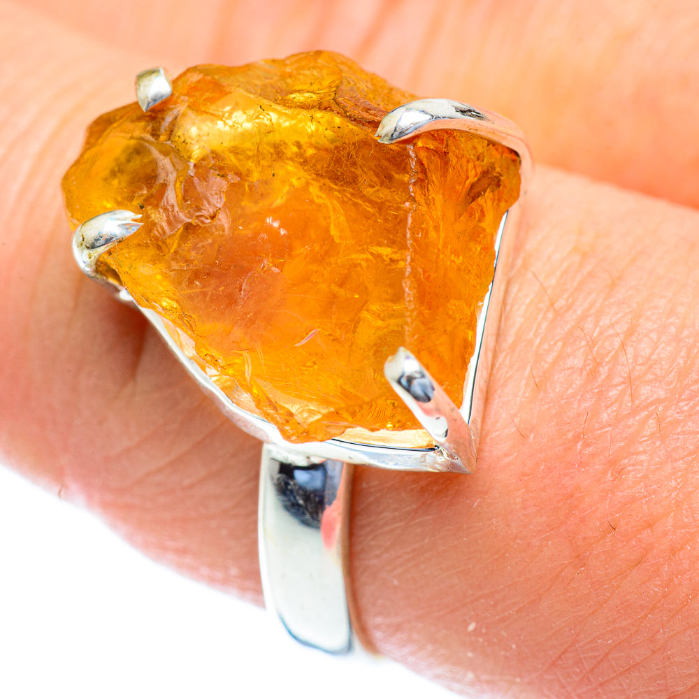 Citrine Rings handcrafted by Anasilvercos - RING52915