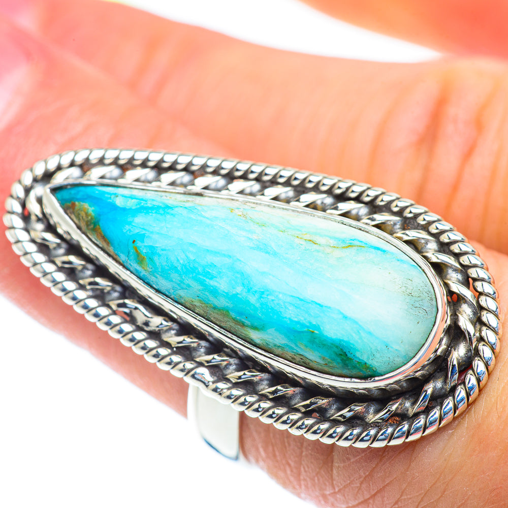 Peruvian Opal Rings handcrafted by Anasilvercos - RING52935