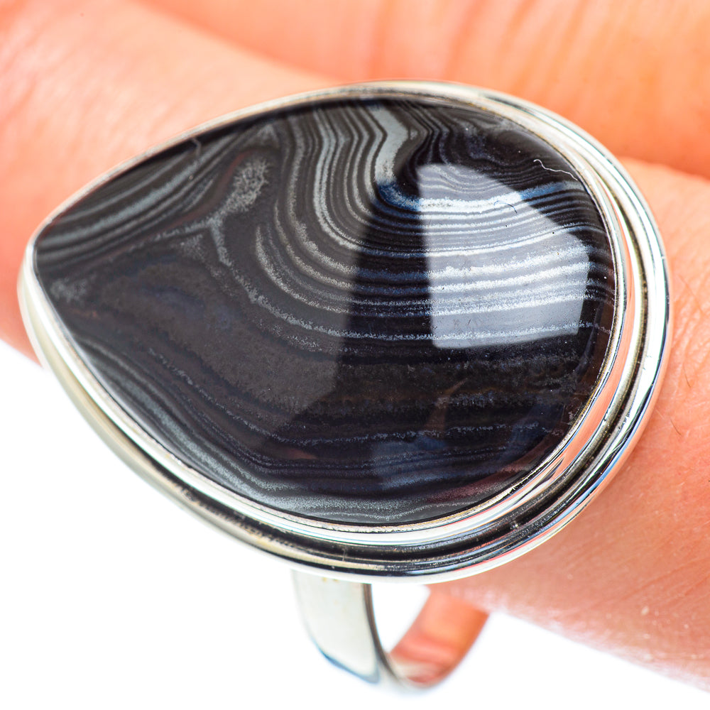 Psilomelane Rings handcrafted by Anasilvercos - RING52980