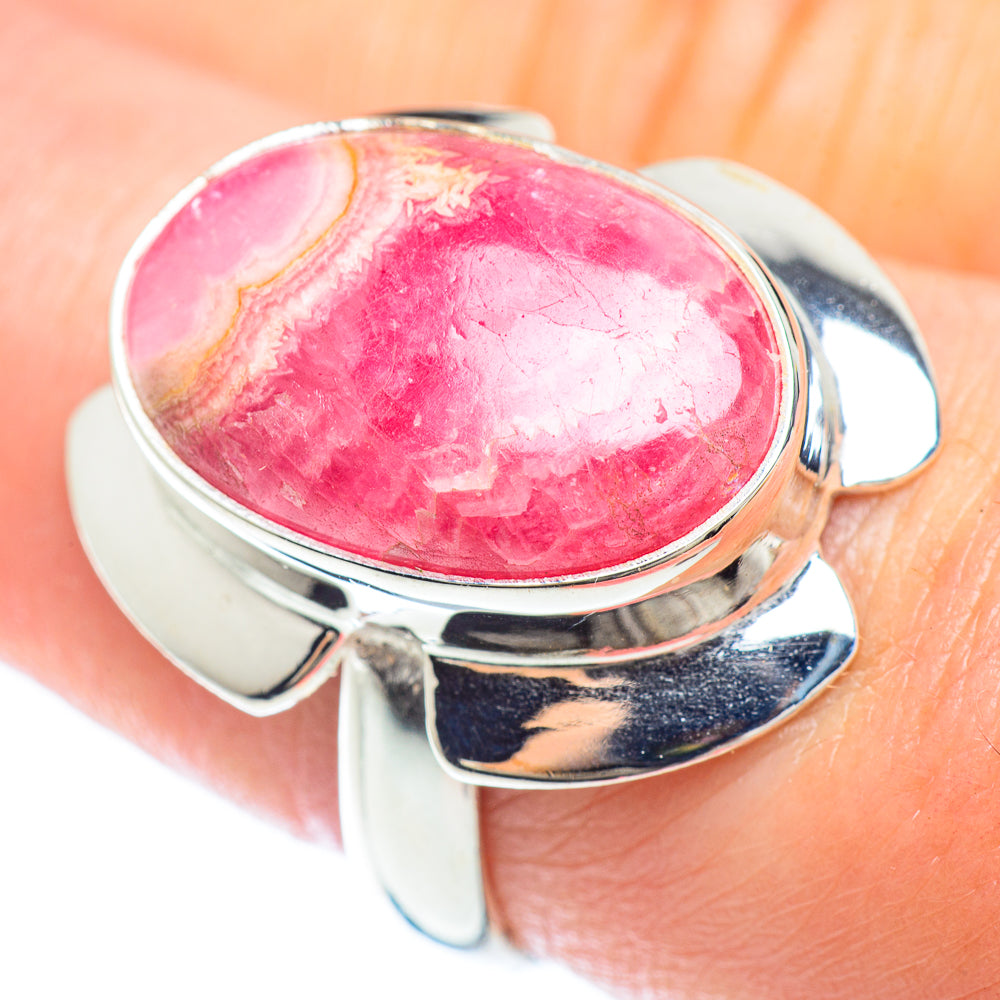 Rhodochrosite Rings handcrafted by Anasilvercos - RING52998