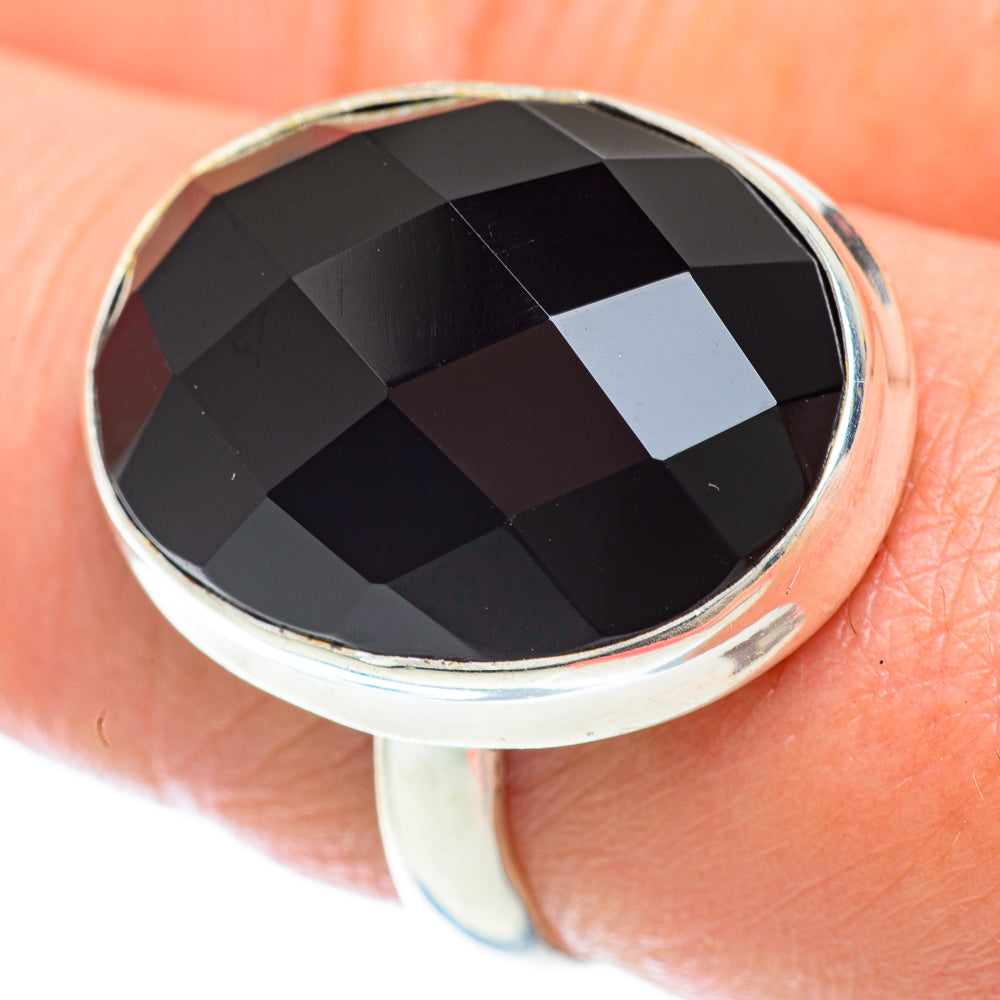Black Onyx Rings handcrafted by Anasilvercos - RING53080