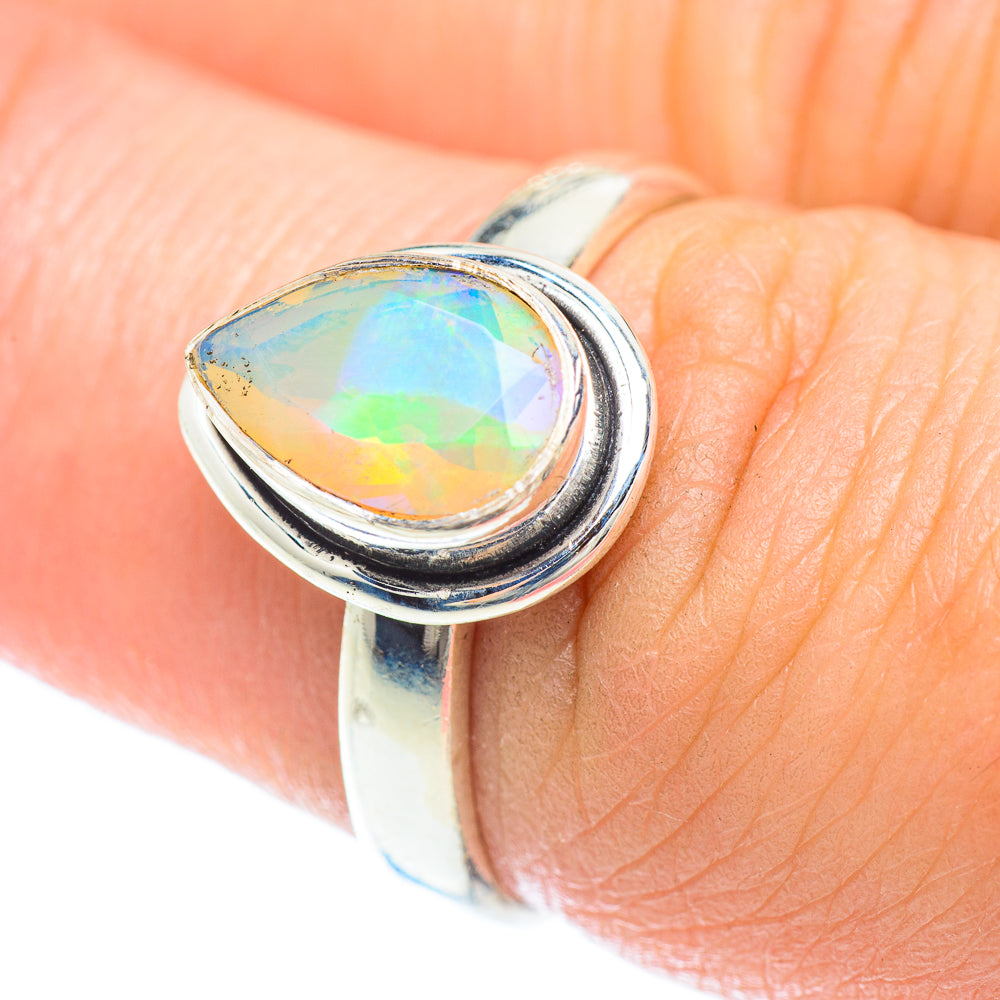 Ethiopian Opal Rings handcrafted by Anasilvercos - RING53140