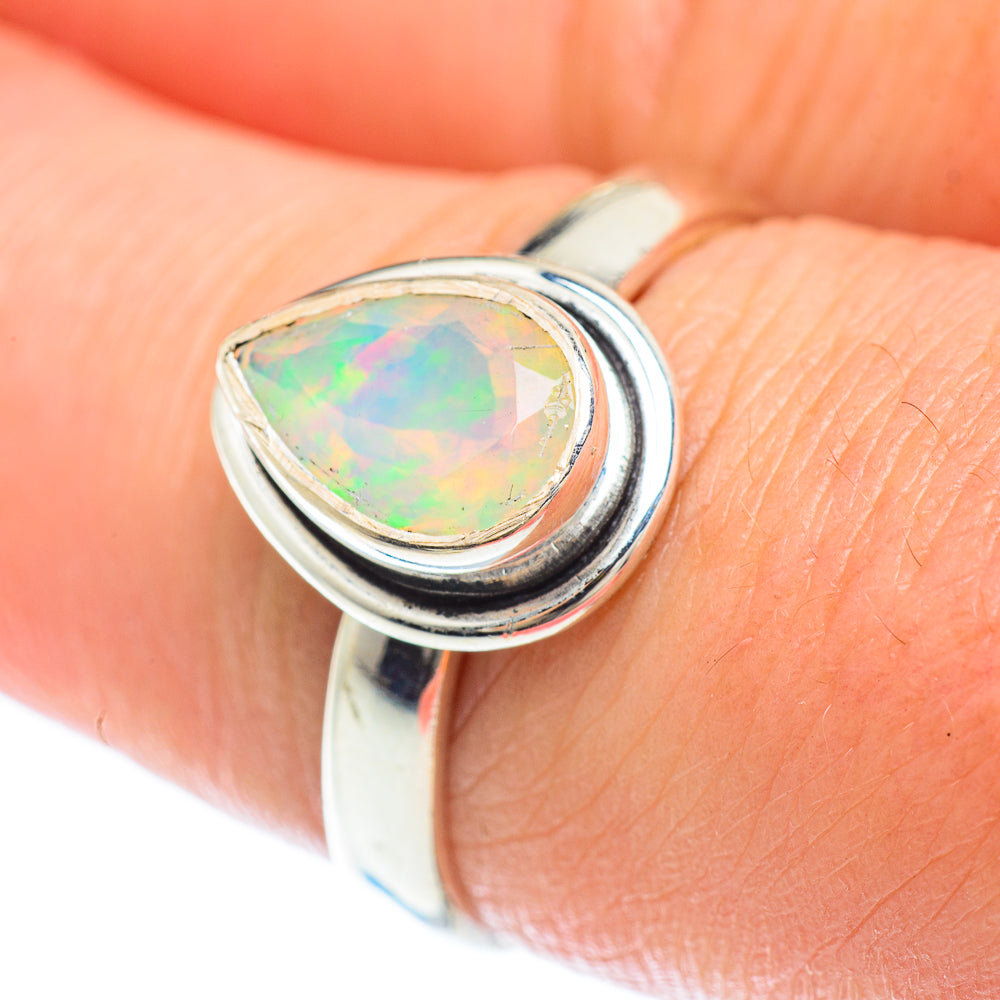 Ethiopian Opal Rings handcrafted by Anasilvercos - RING53156
