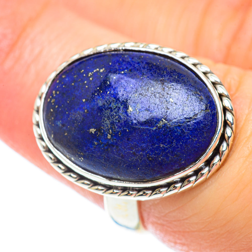 Lapis Lazuli Rings handcrafted by Anasilvercos - RING53228