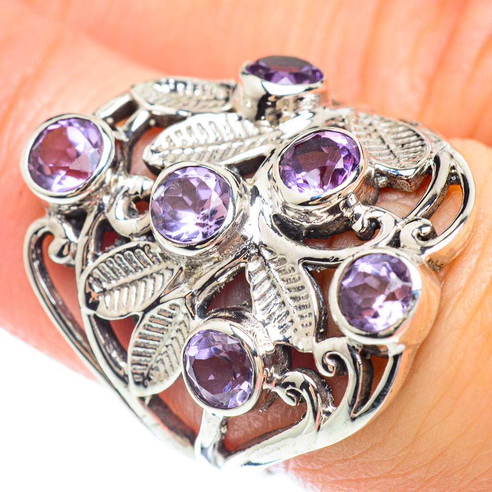 Amethyst Rings handcrafted by Anasilvercos - RING53246