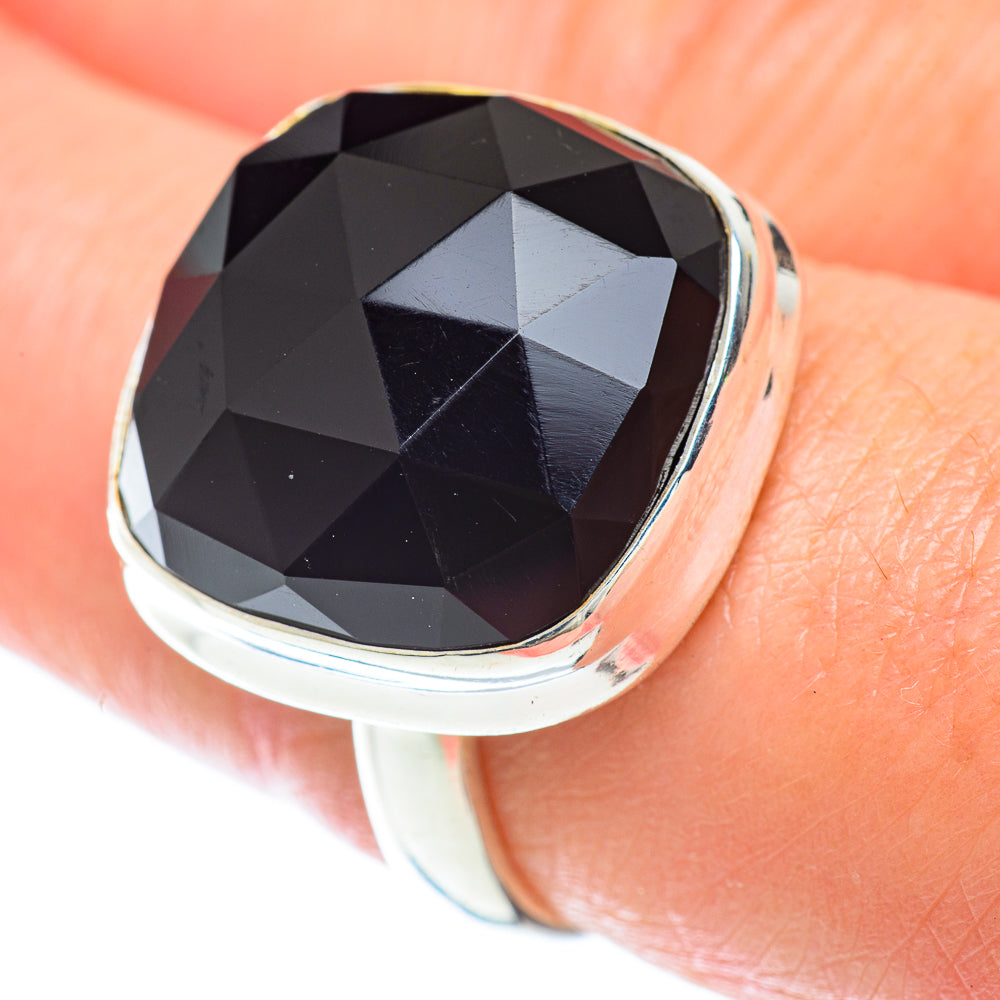 Black Onyx Rings handcrafted by Anasilvercos - RING53250