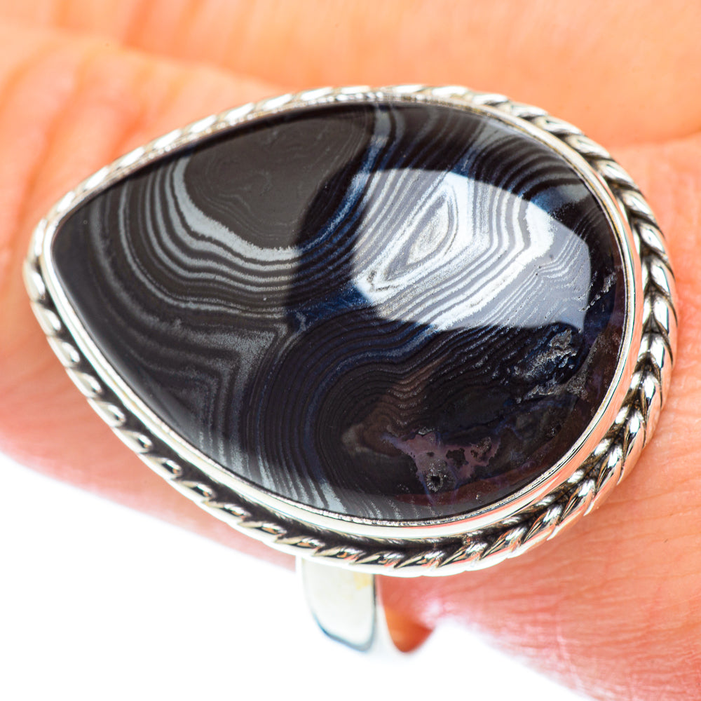 Psilomelane Rings handcrafted by Anasilvercos - RING53315