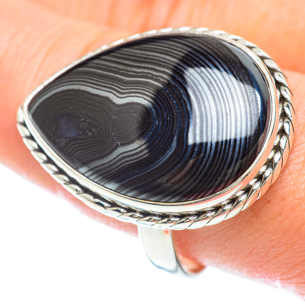 Psilomelane Rings handcrafted by Anasilvercos - RING53348