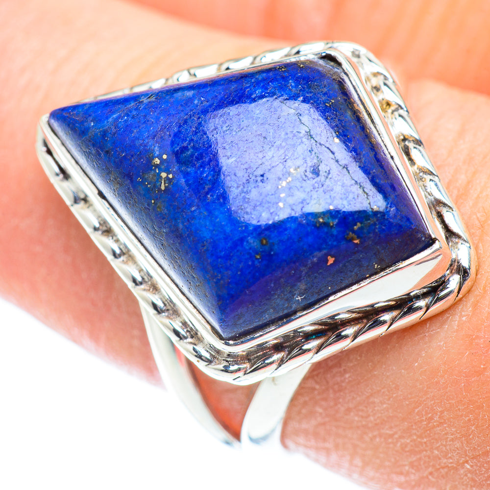 Lapis Lazuli Rings handcrafted by Anasilvercos - RING53422