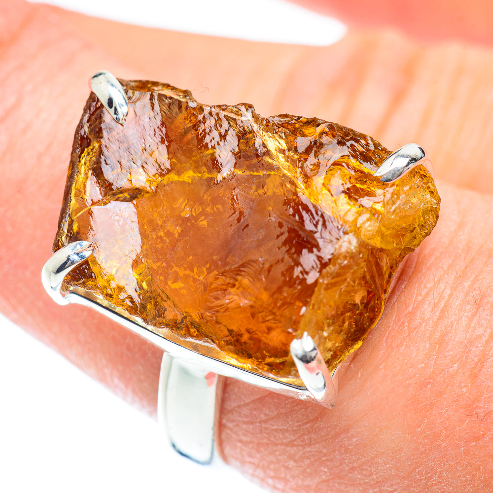 Citrine Rings handcrafted by Anasilvercos - RING53429