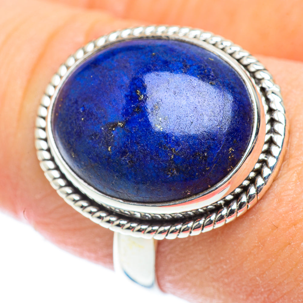 Lapis Lazuli Rings handcrafted by Anasilvercos - RING53468