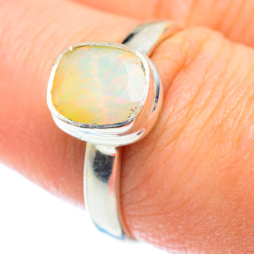 Ethiopian Opal Rings handcrafted by Anasilvercos - RING53509