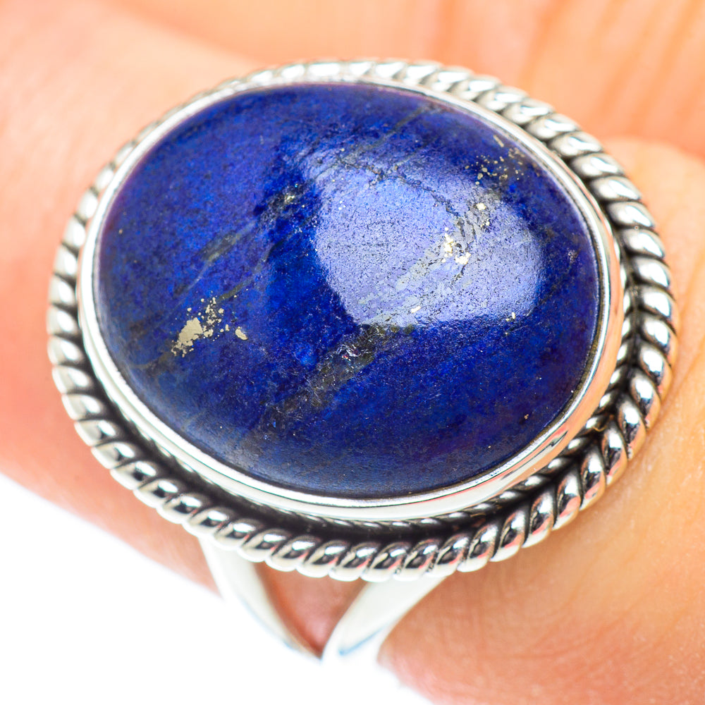 Lapis Lazuli Rings handcrafted by Anasilvercos - RING53656