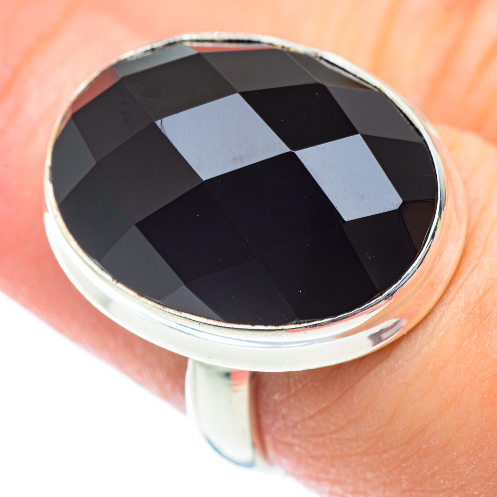 Black Onyx Rings handcrafted by Anasilvercos - RING53665