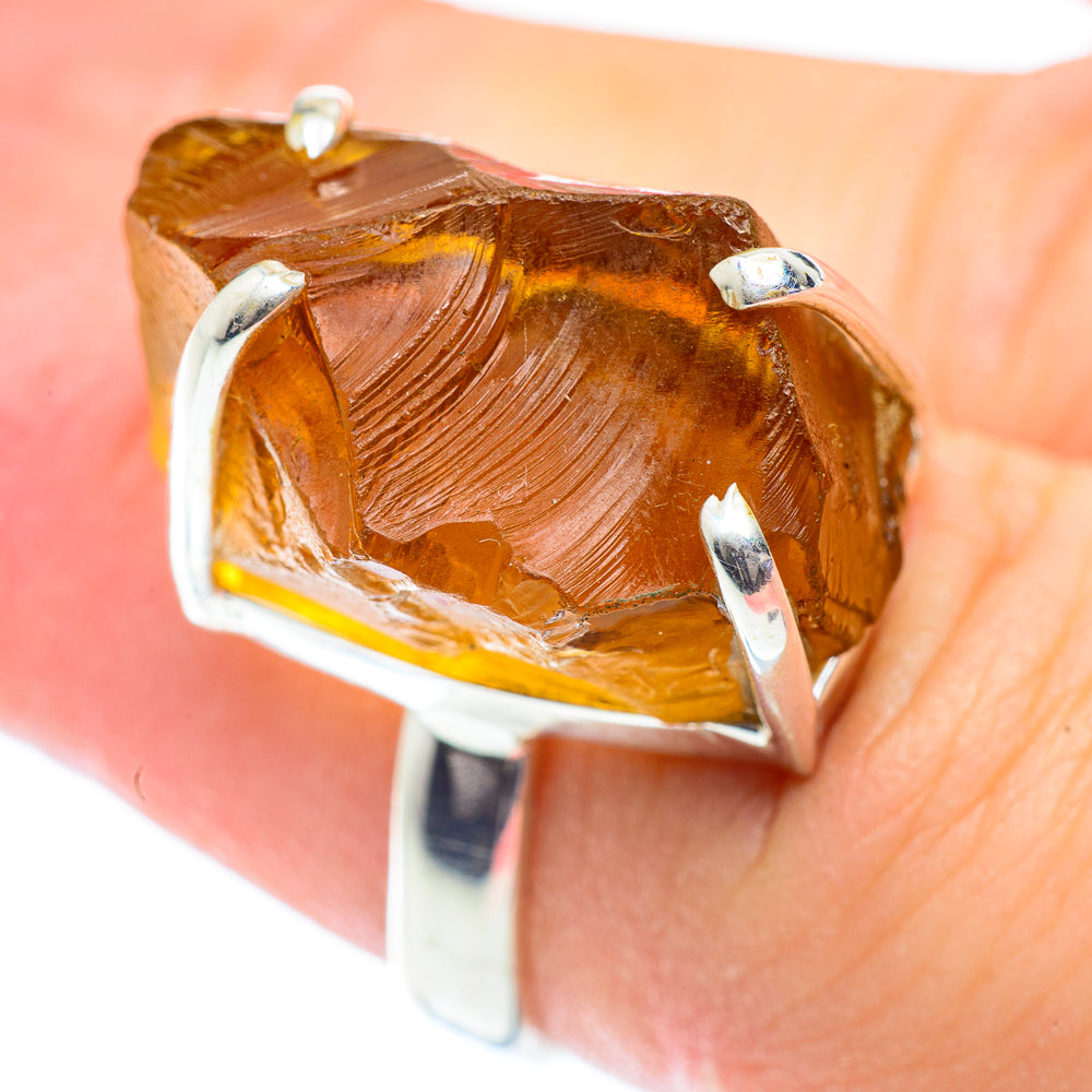 Citrine Rings handcrafted by Anasilvercos - RING53696