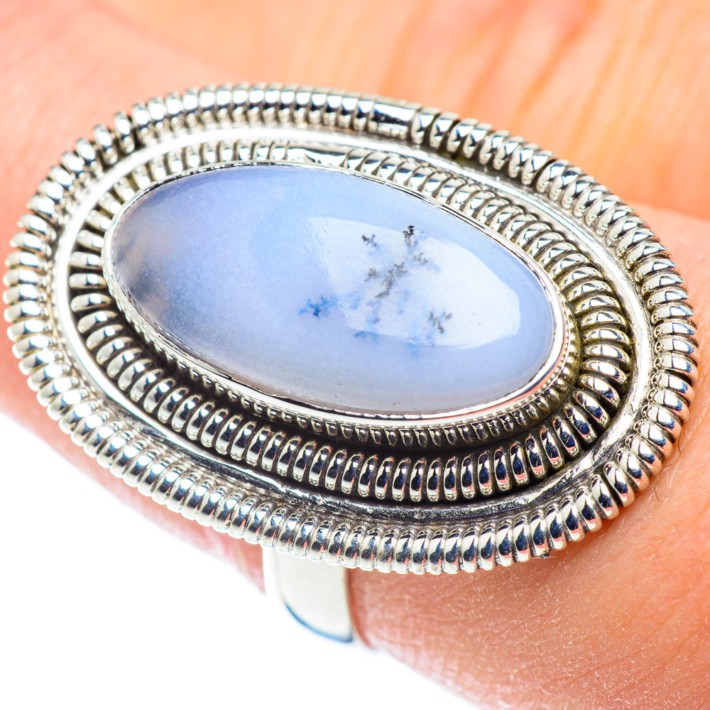 Dendritic Opal Rings handcrafted by Anasilvercos - RING53717