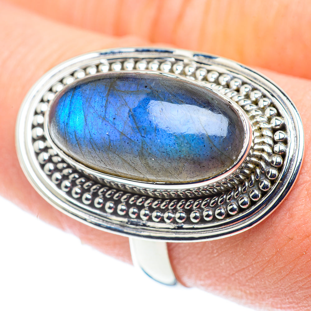 Labradorite Rings handcrafted by Anasilvercos - RING53724