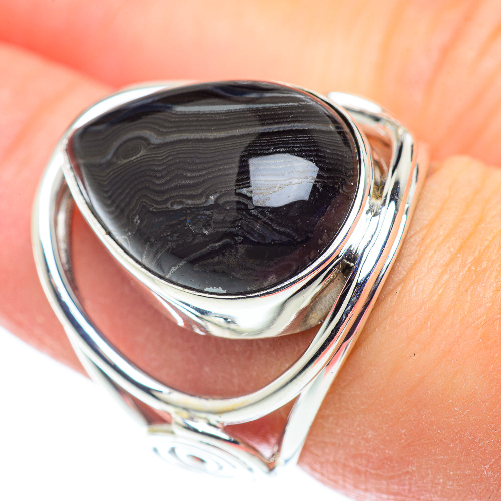 Psilomelane Rings handcrafted by Anasilvercos - RING53751