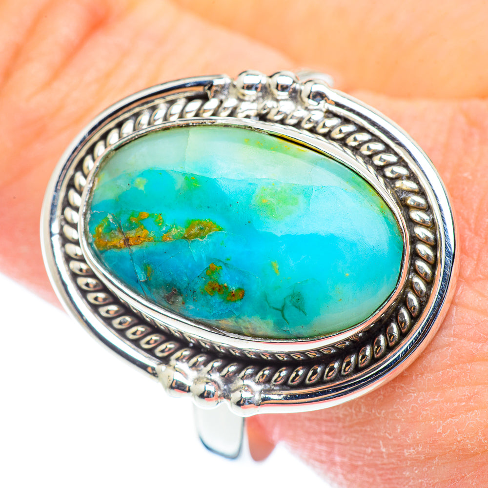 Peruvian Opal Rings handcrafted by Anasilvercos - RING53788