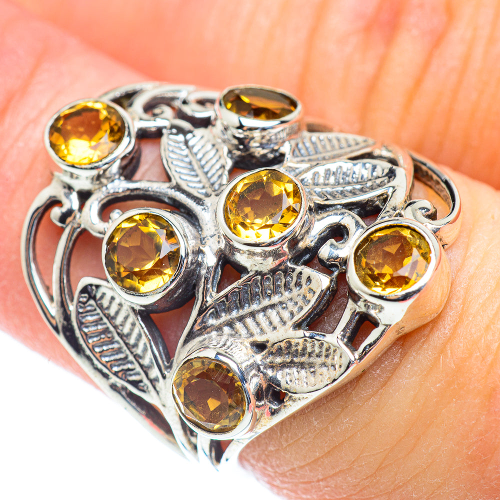Citrine Rings handcrafted by Anasilvercos - RING53801