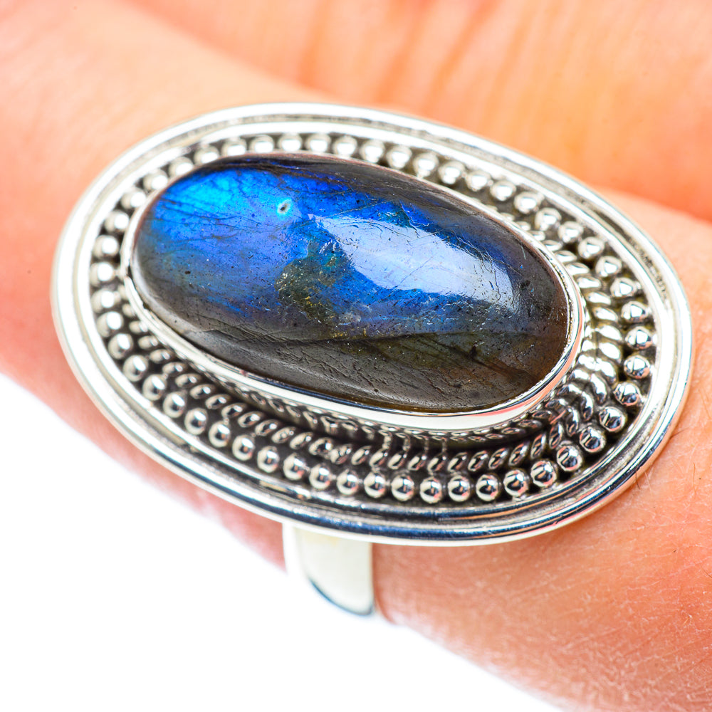 Labradorite Rings handcrafted by Anasilvercos - RING53822