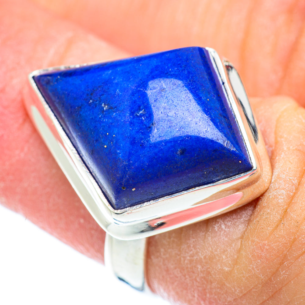 Lapis Lazuli Rings handcrafted by Anasilvercos - RING53824