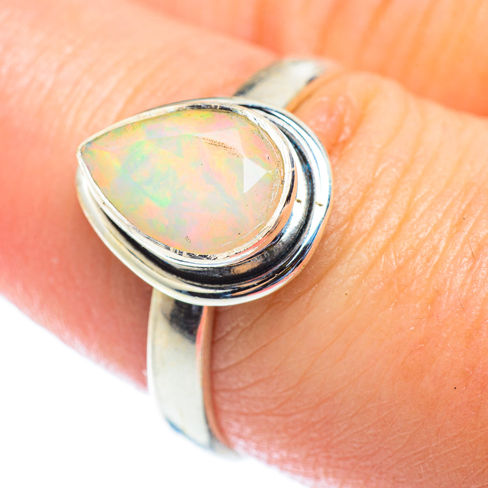 Ethiopian Opal Rings handcrafted by Anasilvercos - RING53852
