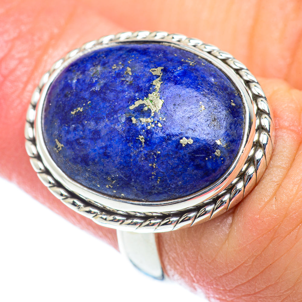Lapis Lazuli Rings handcrafted by Anasilvercos - RING53858