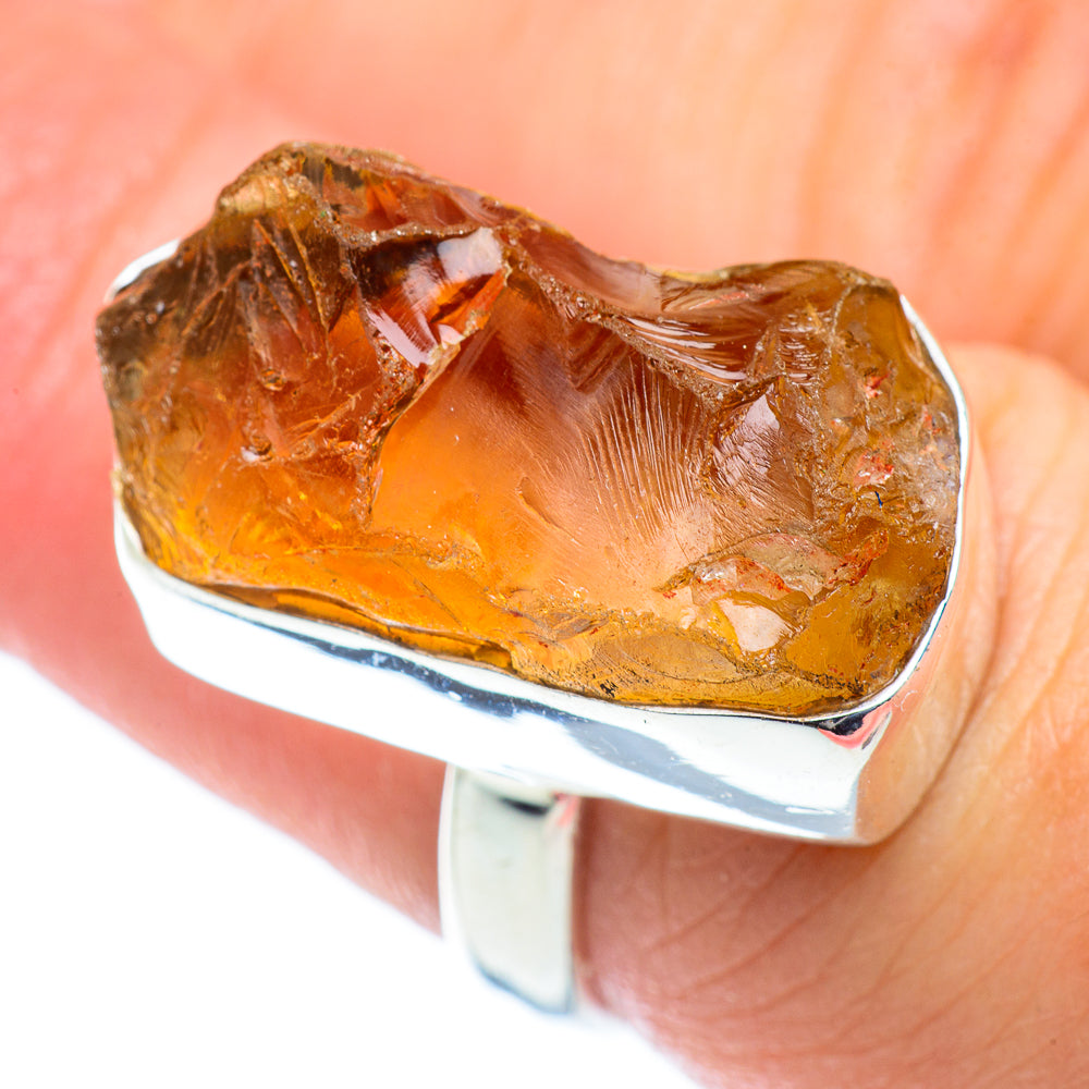 Citrine Rings handcrafted by Anasilvercos - RING53934