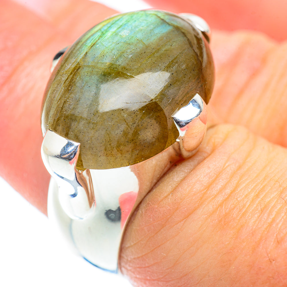 Labradorite Rings handcrafted by Anasilvercos - RING53992