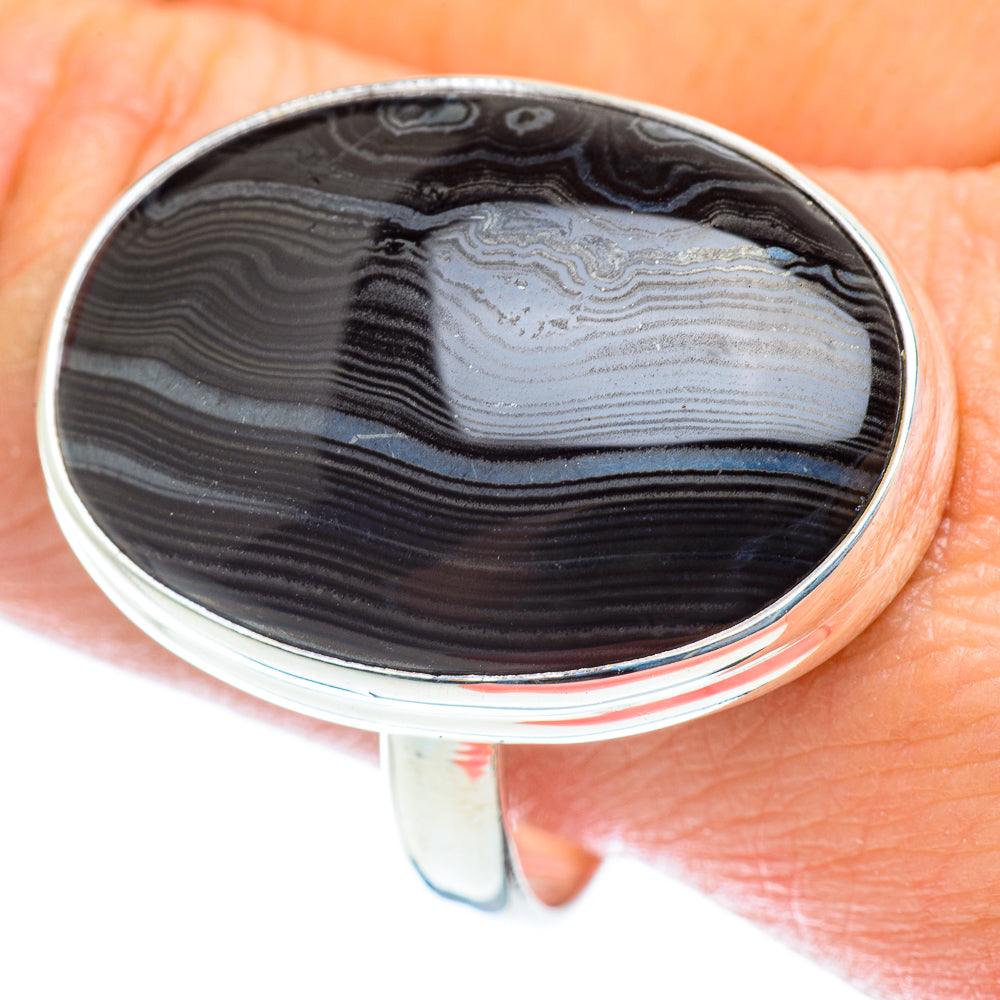 Psilomelane Rings handcrafted by Anasilvercos - RING54163