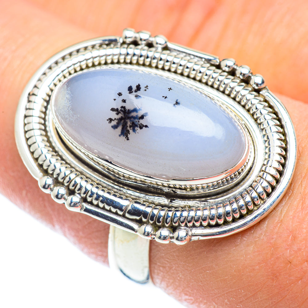 Dendritic Opal Rings handcrafted by Anasilvercos - RING54244