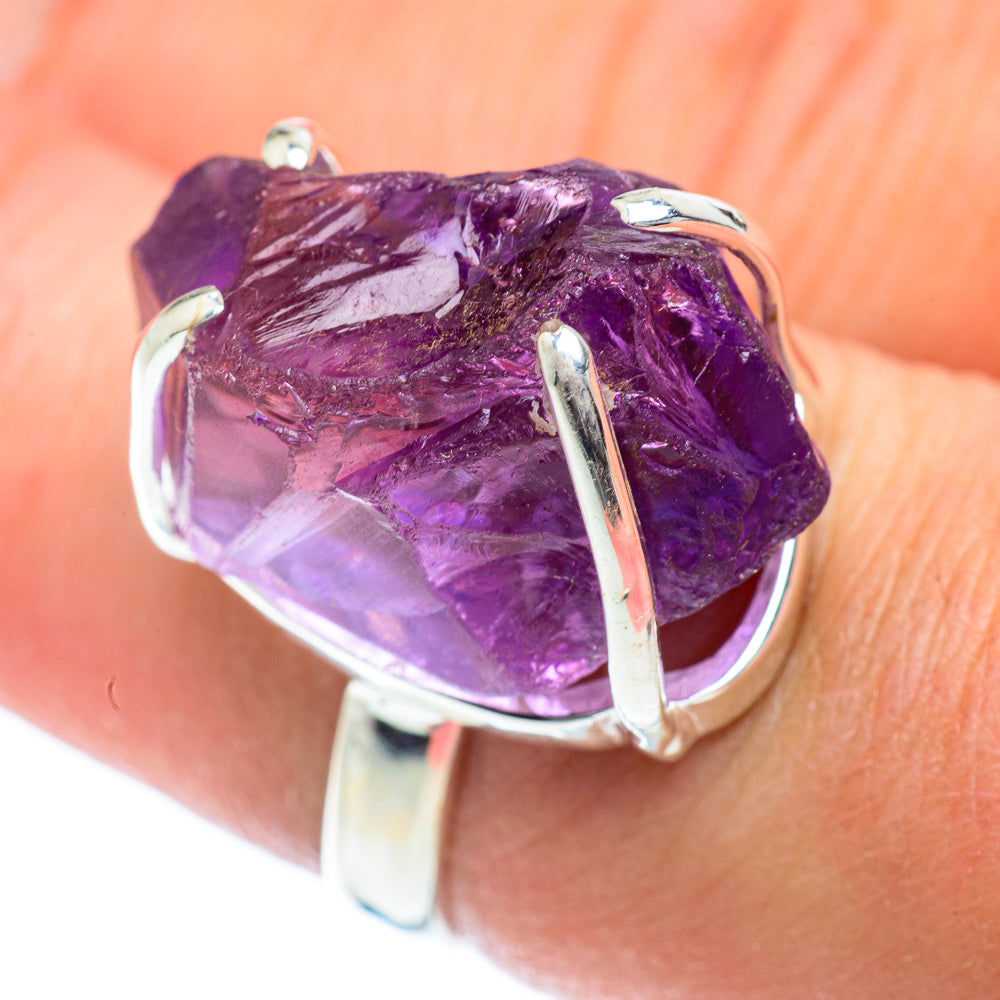 Amethyst Rings handcrafted by Anasilvercos - RING54272