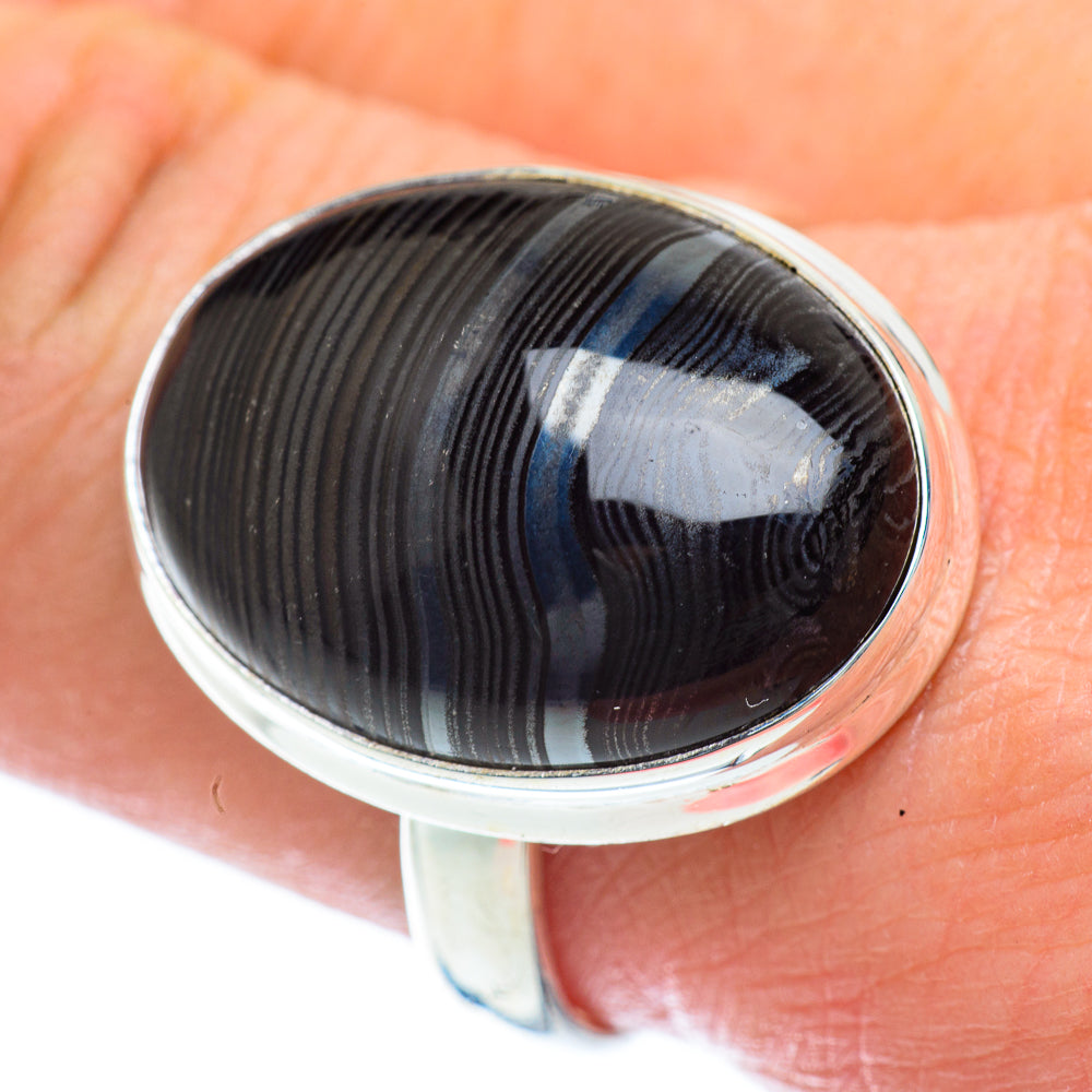 Psilomelane Rings handcrafted by Anasilvercos - RING54275