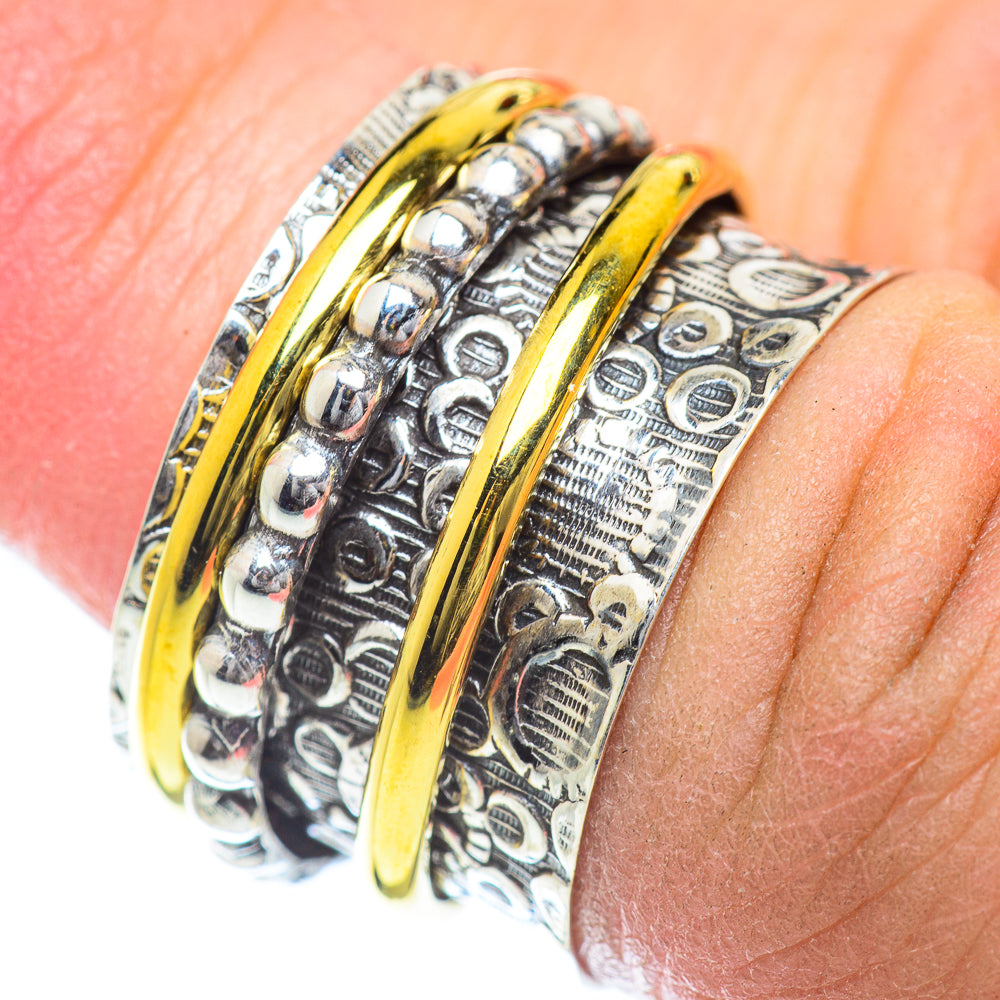 Meditation Spinner Rings handcrafted by Anasilvercos - RING54302