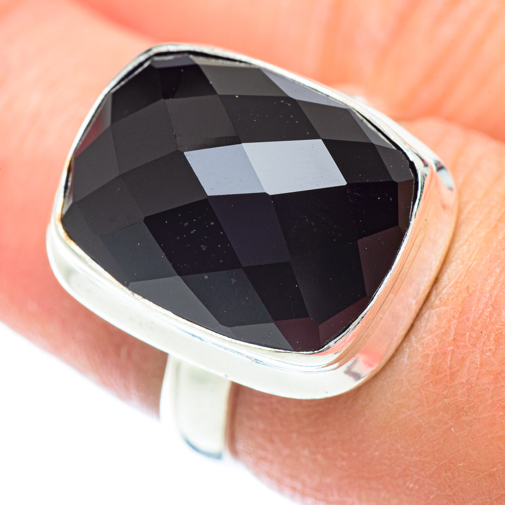 Black Onyx Rings handcrafted by Anasilvercos - RING54304