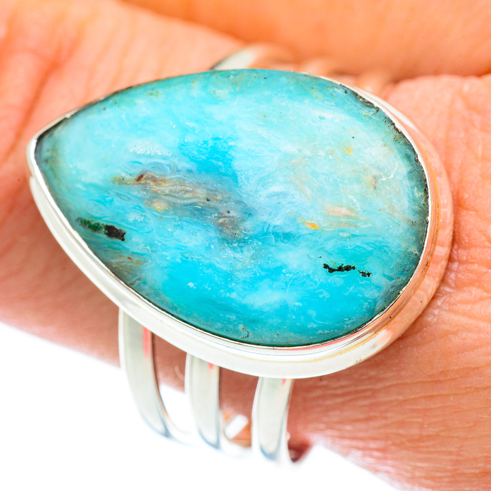 Peruvian Opal Rings handcrafted by Anasilvercos - RING54385