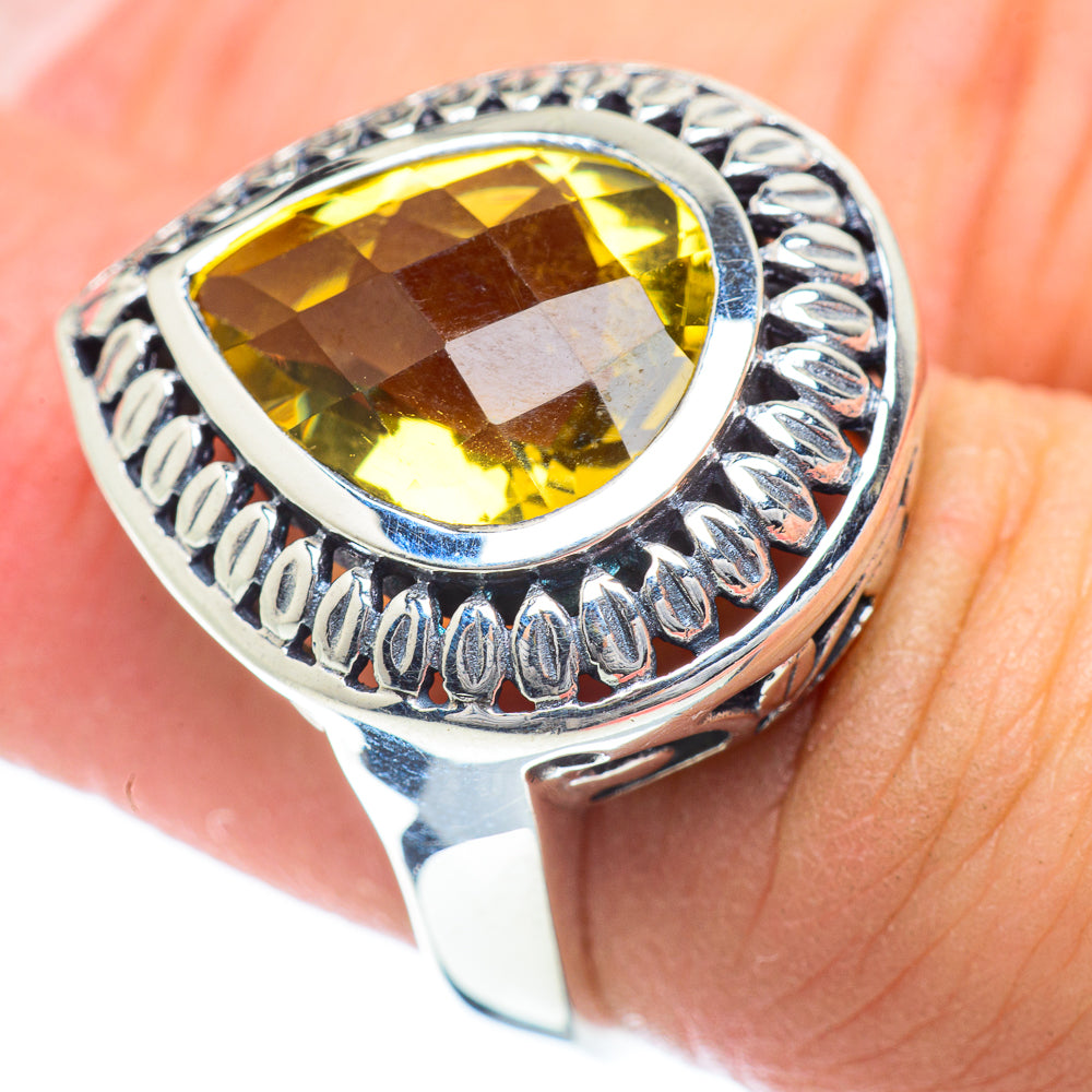 Citrine Rings handcrafted by Anasilvercos - RING54520