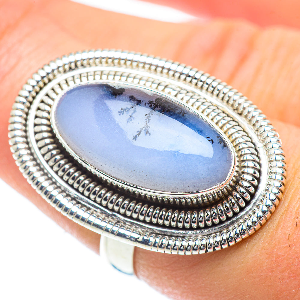 Dendritic Opal Rings handcrafted by Anasilvercos - RING54561