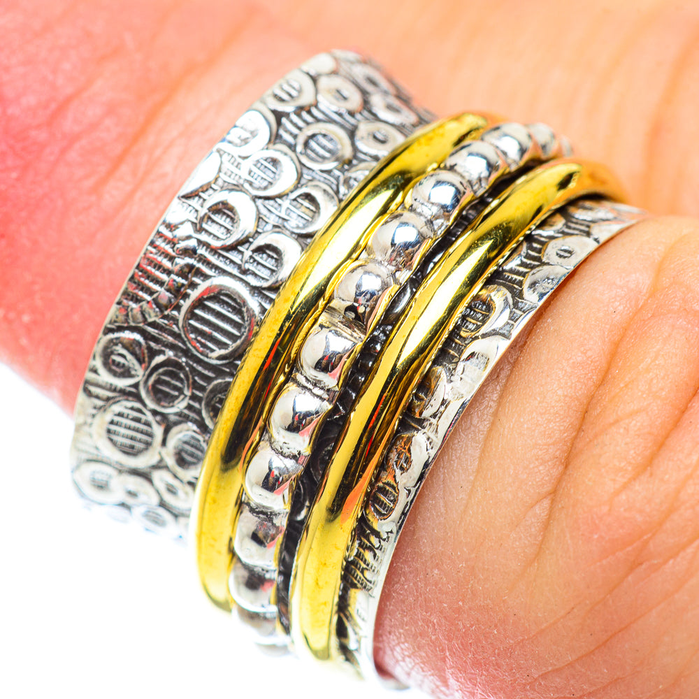 Meditation Spinner Rings handcrafted by Anasilvercos - RING54612